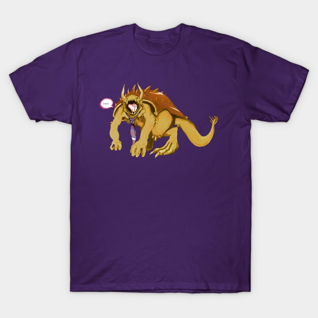 Terry the Tarrasque T-Shirt by FishWithATopHat